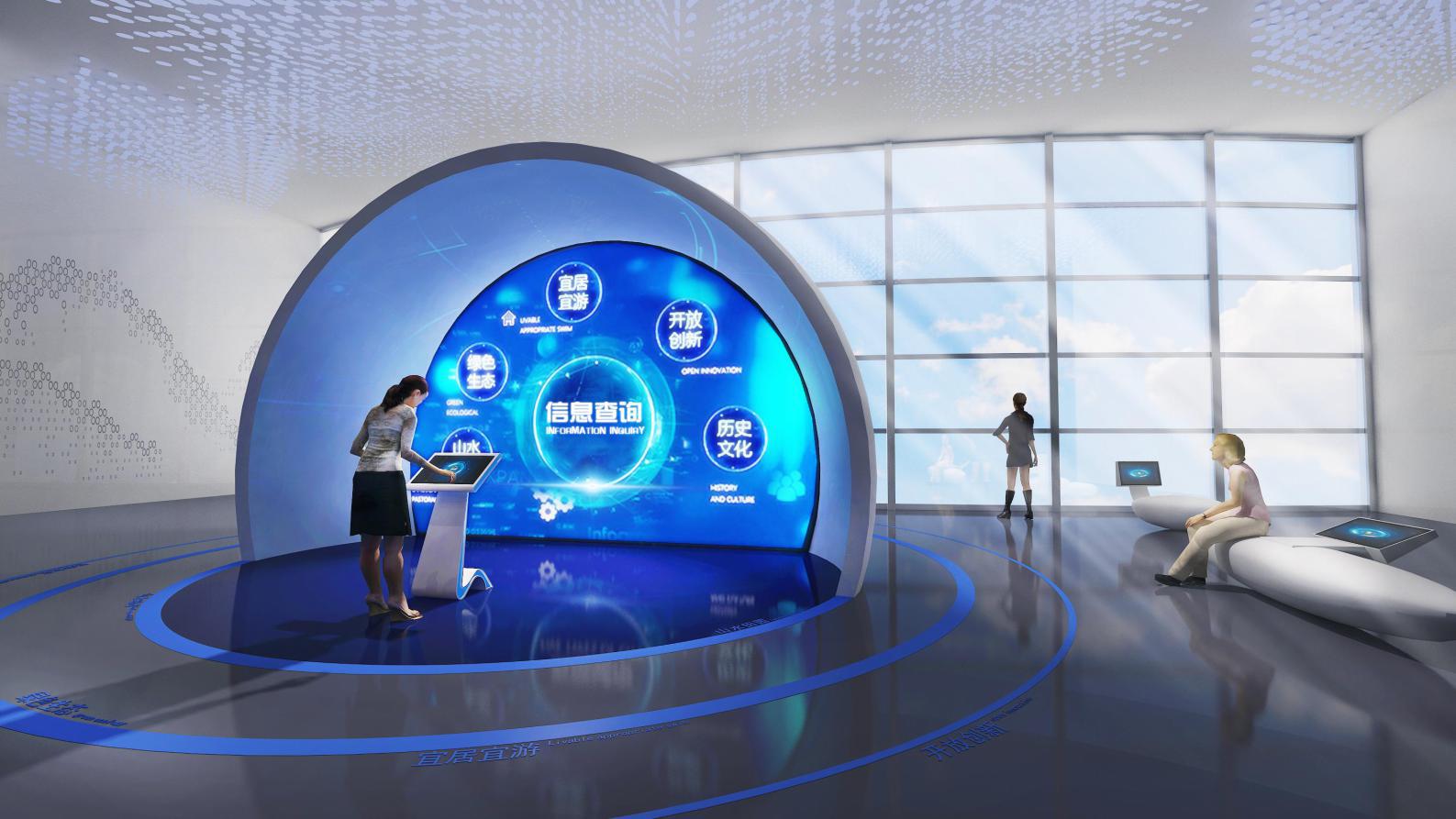 企業(yè)展廳多媒體互動技術(shù)