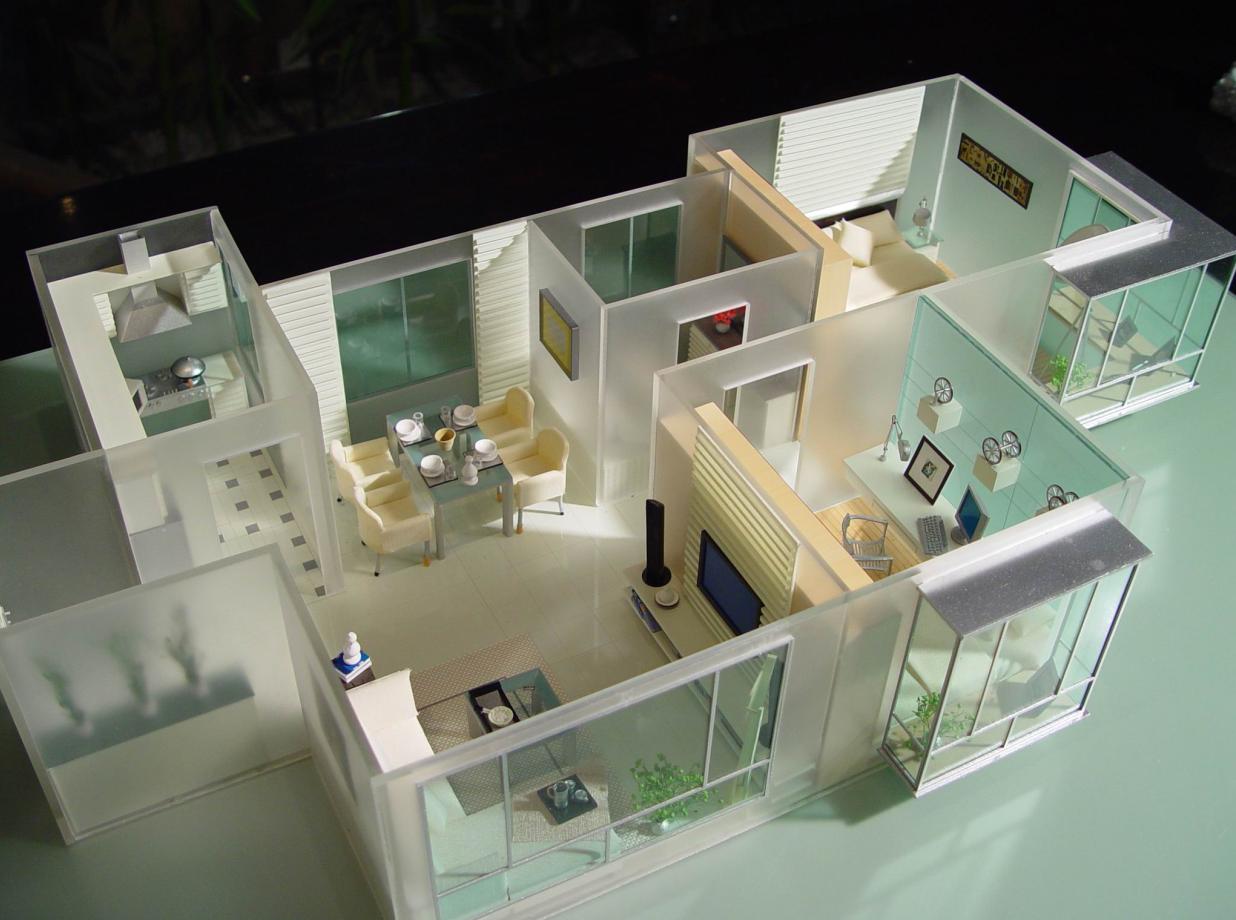 房地產(chǎn)營銷中心戶型沙盤