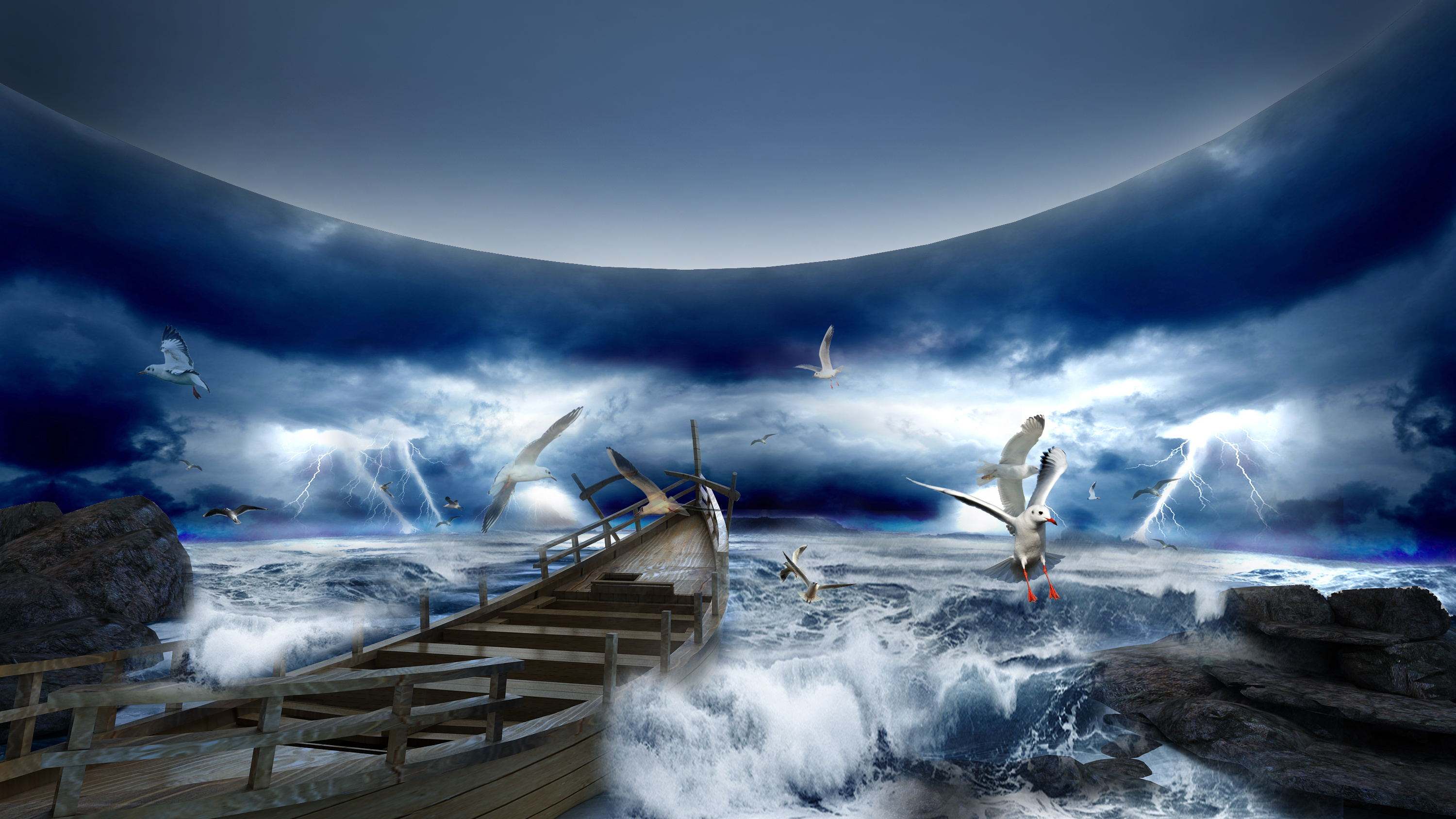 環(huán)幕、弧幕、球幕互動展示系統(tǒng)