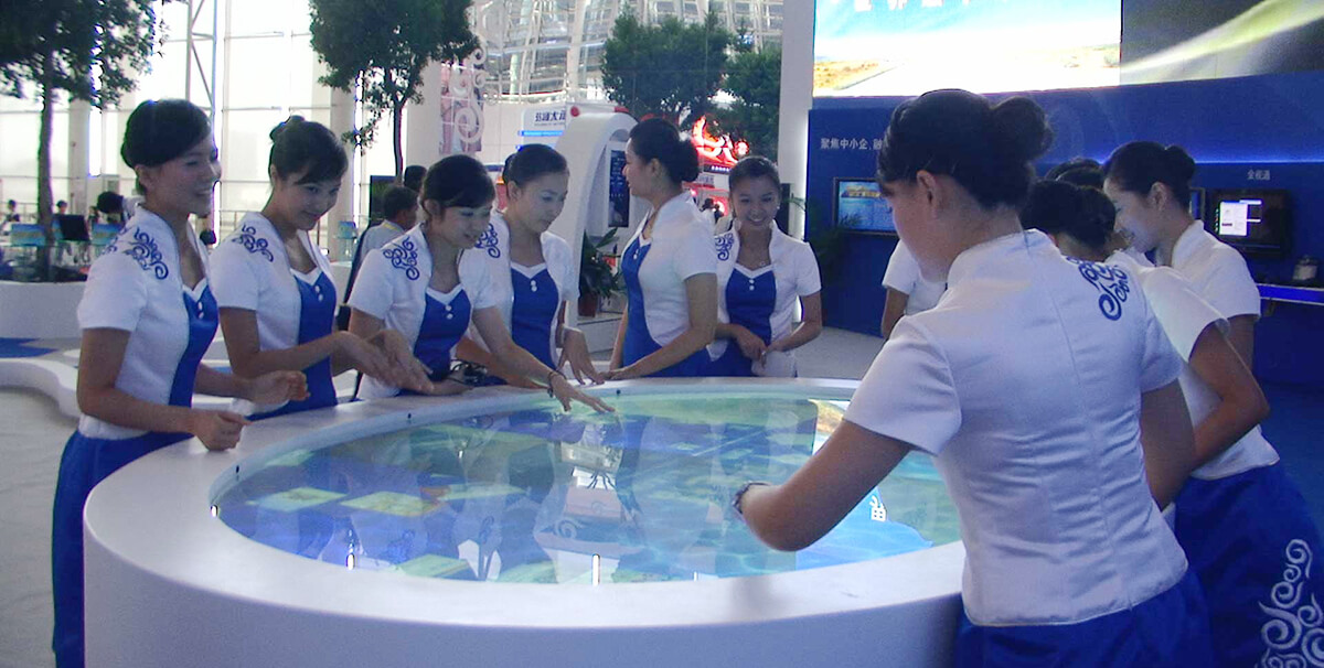 展廳多點觸控技術(shù)